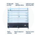 Supermarket Portable Multi Deck Upright Open Display Cooler